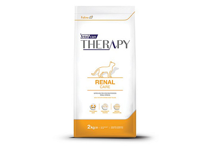 Vitalcan Therapy Feline Renal Care Ветеринарный сухой корм Виталкан для взрослых кошек при болезных Почек 2 кг