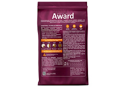 Award Adult Sterilized Сухой корм Авард для взрослых Стерилизованных кошек Индейка курица клюква цикорий 400 г