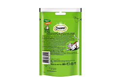 Dreamies Mix Лакомство Дримис для кошек Подушечки Курица Кошачья мята 60 г
