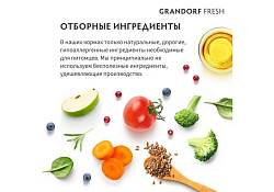 Grandorf Fresh Large Lamb & Sweet Potato Сухой Беззерновой корм Грандорф для взрослых кошек Крупных пород Ягненок батат 2 кг