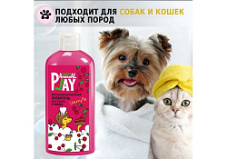 Animal Play Sweet Cherry Pie Шампунь Энимал Плей для собак и кошек Витаминизированный Вишневый пай 300 мл