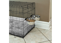 MidWest Snapy Fit Stainless Steel Миска Мидвест для клеток и вольеров Нержавеющая сталь 1,85 л