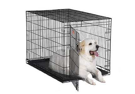 MidWest iCrate Dog Crate Клетка Мидвест 1 дверь Черная 48")122х76х84h см