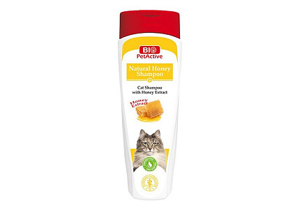 Bio PetActive Natural Honey Shampoo Шампунь Био ПетАктив для кошек с натуральным медом 400 мл