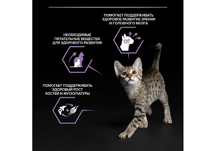 PRO PLAN KITTEN Влажный корм Паучи ПРО ПЛАН для котят с говядиной в соусе (цена за упаковку) 85г х 26шт