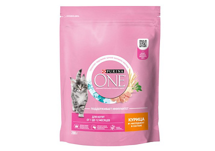 PURINA ONE KITTEN Сухой корм Пурина УАН для котят с курицей 200 г