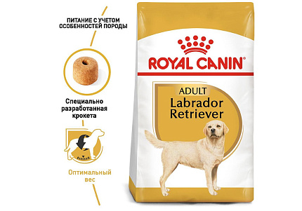 Royal Canin Breed dog Labrador Retriever Adult Сухой корм Роял Канин для взрослых собак породы Лабрадор старше 15 месяцев 3 кг