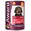 Award Adult Влажный корм Авард Консервы для взрослых собак Кусочки с Ягненком и печенью в соусе (цена за упаковку) 750г х 12шт