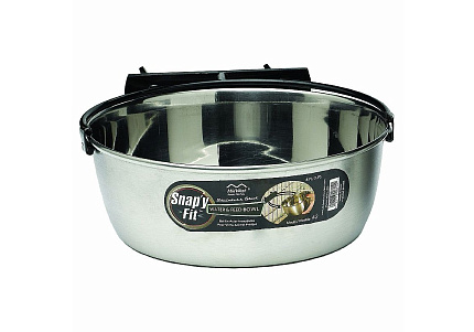 MidWest Snapy Fit Stainless Steel Миска Мидвест для клеток и вольеров Нержавеющая сталь 1,85 л
