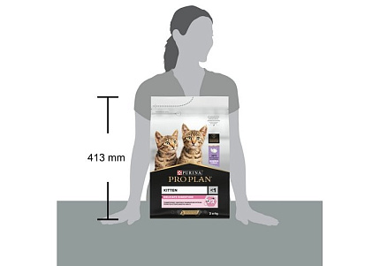 PRO PLAN DELICATE Сухой корм ПРО ПЛАН для котят при чувствительном пищеварении с индейкой 3 кг