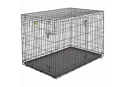 MidWest iCrate Double Door Dog Crate Клетка Мидвест 2 двери Черная 48")122х76х84h см