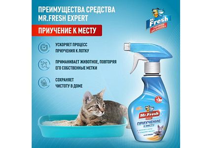 Mr.Fresh Expert Спрей Мистер Фреш для кошек Приучение к месту 200 мл