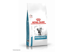 Royal Canin Hypoallergenic DR25 Ветеринарный сухой корм Роял Канин Гипоаллергенный для кошек Пищевая аллергия и непереносимость 350 г