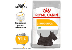 Royal Canin Mini Dermacomfort Сухой корм Роял Канин Мини Дермакомфорт для собак Мелких пород с Кожным раздражением и зудом 3 кг Royal Canin Mini Dermacomfort Сухой корм Роял Канин Мини Дермакомфорт для собак Мелких пород с Кожным раздражением и зудом 3 кг