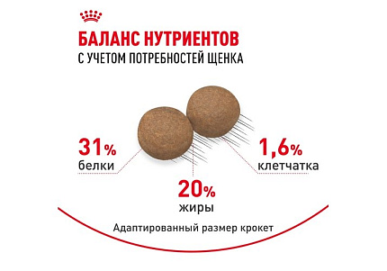 Royal Canin Mini Puppy Сухой корм Роял Канин Мини Паппи для Щенков Мелких пород в возрасте от 2 до 10 месяцев 4 кг