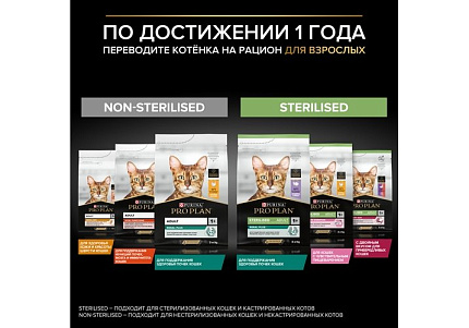 PRO PLAN ORIGINAL Сухой корм ПРО ПЛАН для котят с курицей 3 кг
