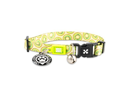 Max & Molly Smart ID Ошейник Макс и Молли для кошек Киви XS 1 х 22-35 см