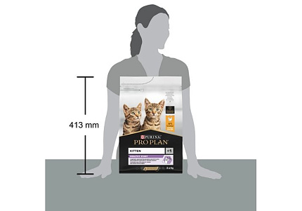 PRO PLAN ORIGINAL Сухой корм ПРО ПЛАН для котят с курицей 3 кг