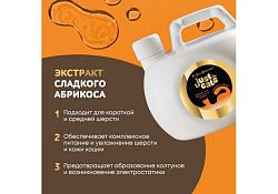 Iv San Bernard Just for cats Apricot Шампунь Ив Сан Бернард для кошек для короткой и средней шерсти 1 л