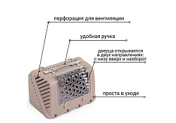 MPS P-BAG МПС переноска с плечевым ремнем Облегченная Пудровый 44,5×26,5x28см