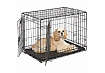 MidWest iCrate Double Door Dog Crate Клетка Мидвест 2 двери Черная 30")76х48х53h см