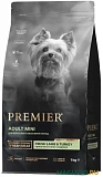 Premier Adult Mini Fresh Lamb & Turkey Сухой корм Премьер для взрослых собак Мелких пород Свежее мясо Ягненка с индейкой 1 кг