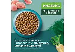PURINA ONE SUPERFOOD Сухой корм Пурина УАН для взрослых кошек с индейкой и спирулиной 680 г