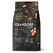 Беззерновой корм с живыми пробиотиками GRANDORF Fresh ADULT Turkey & Sweet Potato (Свежее мясо индейки с бататом для кошек) 2 кг