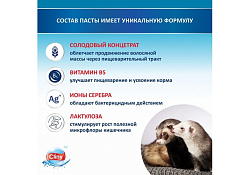 Cliny Паста Клини с ионами Серебра и витамином В5 для кошек для Вывода Шерсти со вкусом Курицы 30 мл