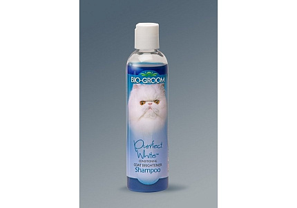 Bio-Groom Purrfect White Shampoo Шампунь Биогрум для кошек белого и светлых окрасов 237 мл