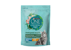 PURINA ONE SUPERFOOD Сухой корм Пурина УАН для взрослых кошек с курицей 180 г