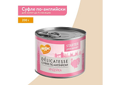 Мнямс Delicatesse Starter Влажный корм Консервы для Котят Суфле по-английски Индейка (цена за упаковку) 200г х 12шт