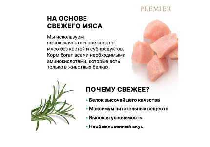 Premier Kitten Fresh Turkey Сухой корм Премьер для Котят Свежее мясо Индейки 2 кг