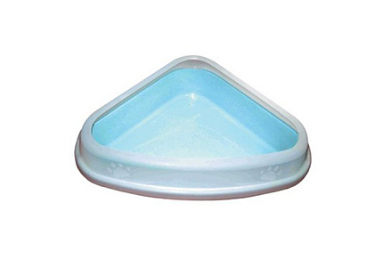 ВиСи Клозет Туалет для кошек Угловой Открытый 420х420х550 мм