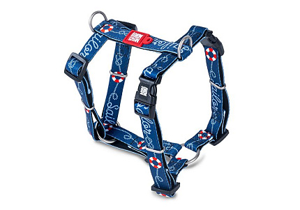 Max & Molly Н-образная шлейка Макс и Молли для собак Моряк XS 24-39 см; 1,0х32-40 см