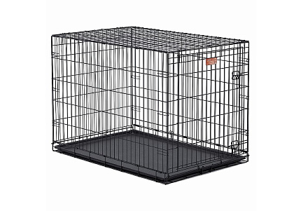 MidWest iCrate Dog Crate Клетка Мидвест 1 дверь Черная 42")106х71х76h см