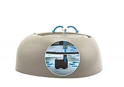 IMAC Pet Fountain Поилка-фонтан Аймак для кошек и собак Темно-серая 32х28х13 см