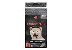 Tamachi Carbon Pads Подстилки пеленки Тамачи для животных Черные с угольным волокном 90х60см 15шт