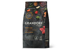 Grandorf Fresh Large Lamb & Sweet Potato Сухой Беззерновой корм Грандорф для взрослых кошек Крупных пород Ягненок батат 2 кг