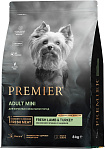 Premier Adult Mini Fresh Lamb & Turkey Сухой корм Премьер для взрослых собак Мелких пород Свежее мясо Ягненка с индейкой 8 кг