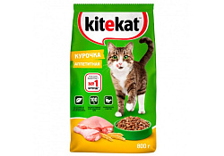 Kitekat Китикет Сухой корм для кошек Аппетитная Курочка 800 г