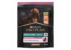 PRO PLAN OPTI DERMA Сухой корм ПРО ПЛАН для взрослых собак мелких пород при чувствительной коже с лососем 700 г