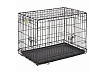 MidWest iCrate Double Door Dog Crate Клетка Мидвест 2 двери Черная 30")76х48х53h см