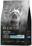 Premier Adult Mini Fresh Salmon & Turkey Сухой корм Премьер для взрослых собак Мелких пород Свежее филе Лосося с индейкой 3 кг
