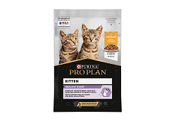 PRO PLAN KITTEN Влажный корм Паучи ПРО ПЛАН для котят с курицей в желе (цена за упаковку) 85г х 26шт