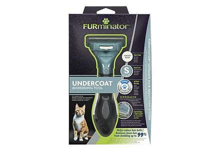 FURminator S Small Cat Short Hair Фурминатор для Мелких кошек с Короткой шерстью 1 шт