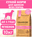 GRANDORF DOG Lamb&Turkey PUPPY (ягнёнок с индейкой для щенков) 10 кг.