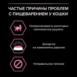 Сухой корм Pro Plan Delicate для кошек при чувствительном пищеварении с индейкой 10 кг