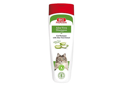 Bio PetActive Aloe Vera Shampoo Шампунь Био ПетАктив для кошек с Алоэ вера 400 мл