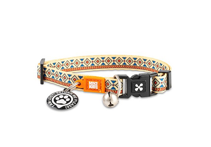 Max & Molly Smart ID Ошейник Макс и Молли для кошек Этнический XS 1 х 22-35 см